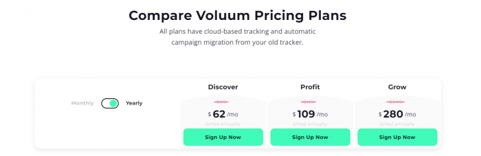 voluum pricing